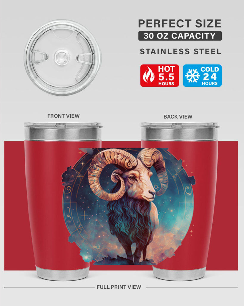 Aries 92#- zodiac- Tumbler