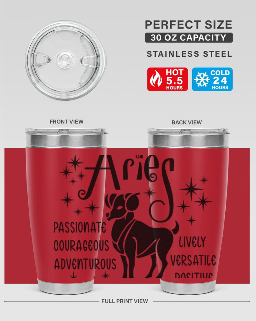 Aries 93#- zodiac- Tumbler