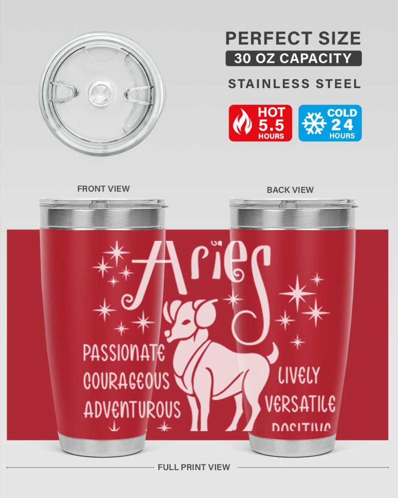 Aries 99#- zodiac- Tumbler
