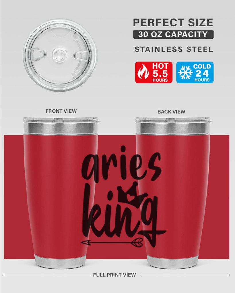 Aries king 108#- zodiac- Tumbler