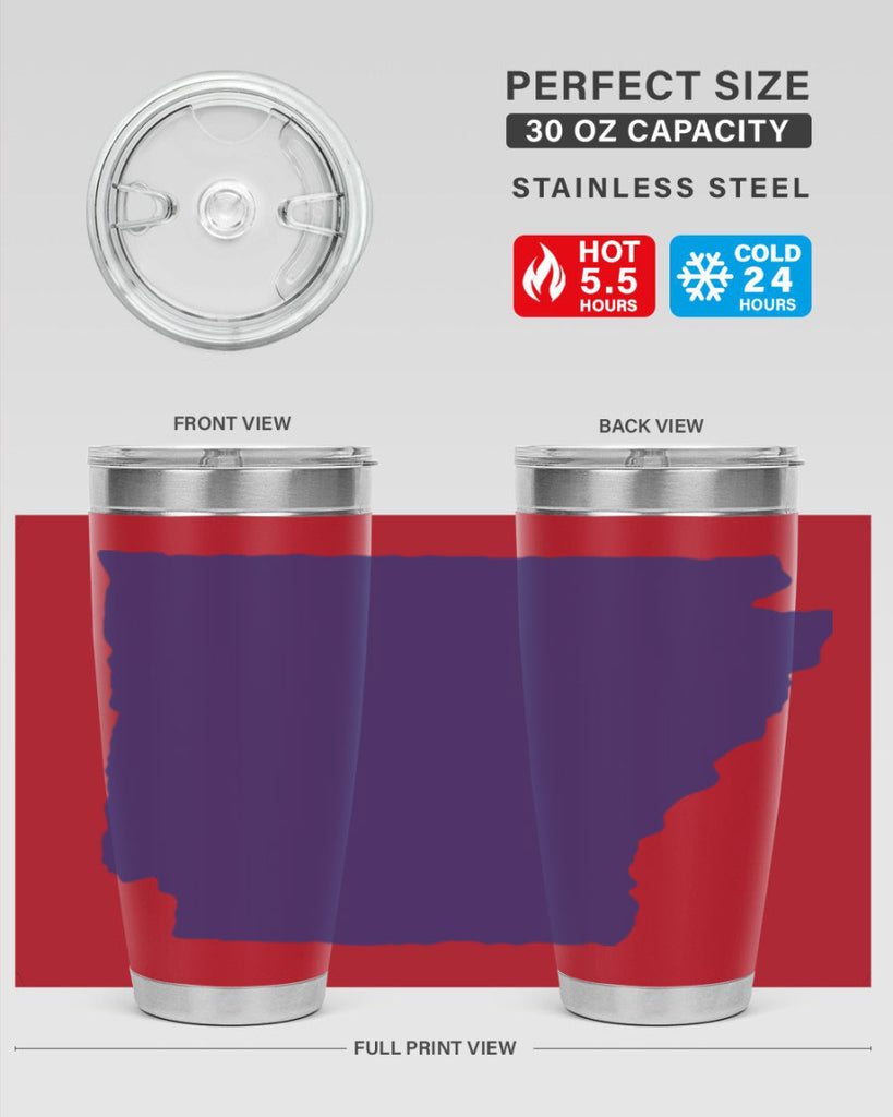 Arkansas 47#- stateflags- Tumbler