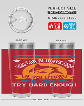 As an entrepreneur you can always find a solution if you try hard enough Style 96#- shark  fish- Tumbler