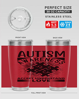 Autism awareness Style 43#- autism- Tumbler
