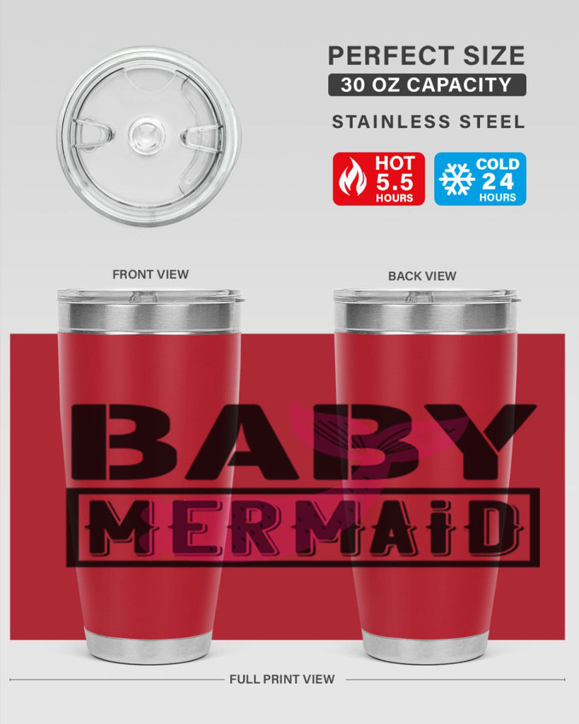 Baby mermaid 29#- mermaid- Tumbler