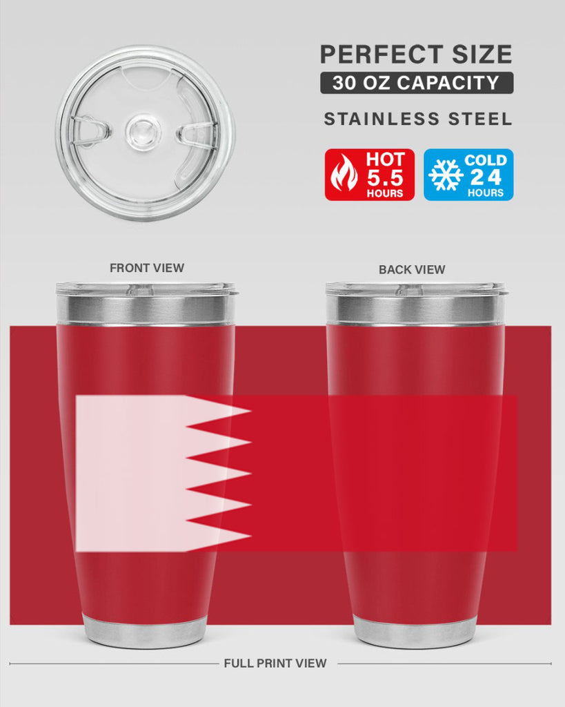 Bahrain 185#- world flags- Tumbler