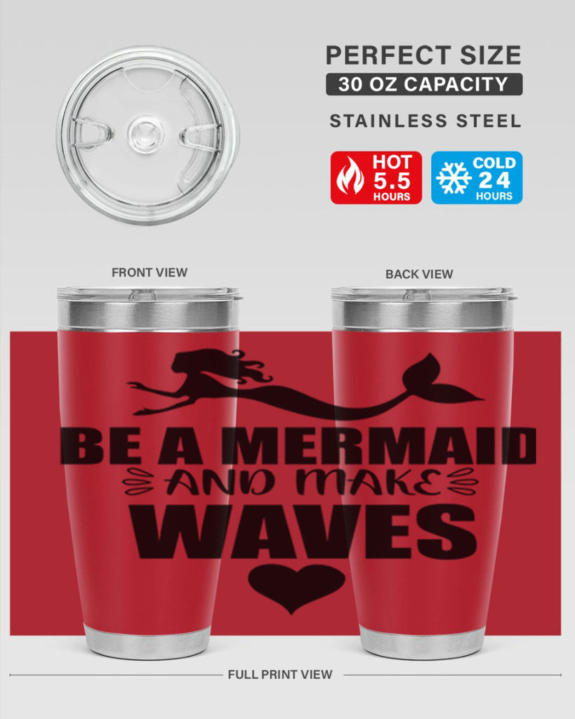 Be a Mermaid and make 53#- mermaid- Tumbler