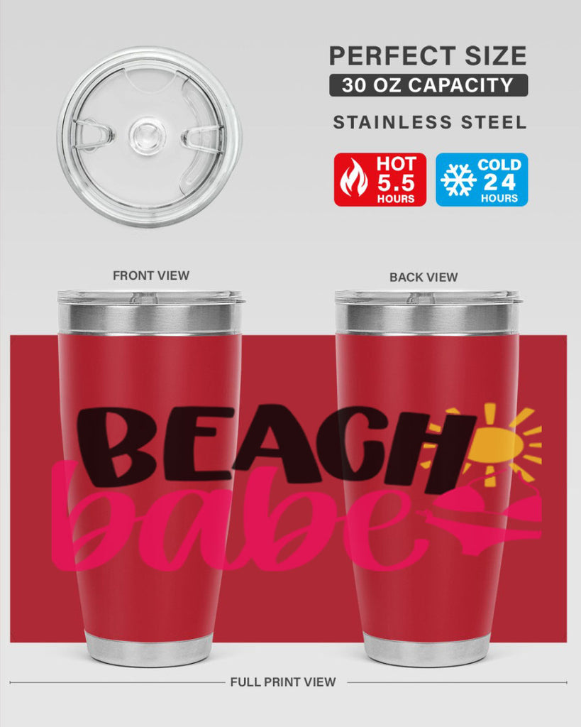Beach Babe Style 52#- summer- Tumbler
