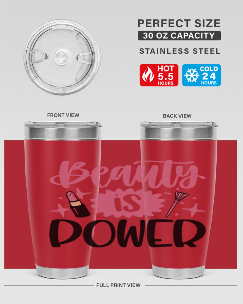 Beauty Is Power Style 135#- make up- Tumbler