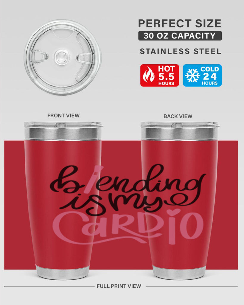 Blending is my Cardio Style 130#- make up- Tumbler