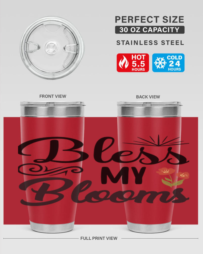 Bless My Blooms  66#- spring- Tumbler