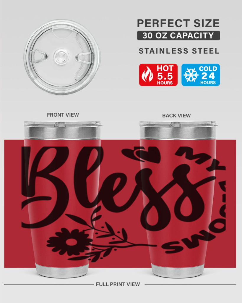 Bless My Blooms47#- spring- Tumbler
