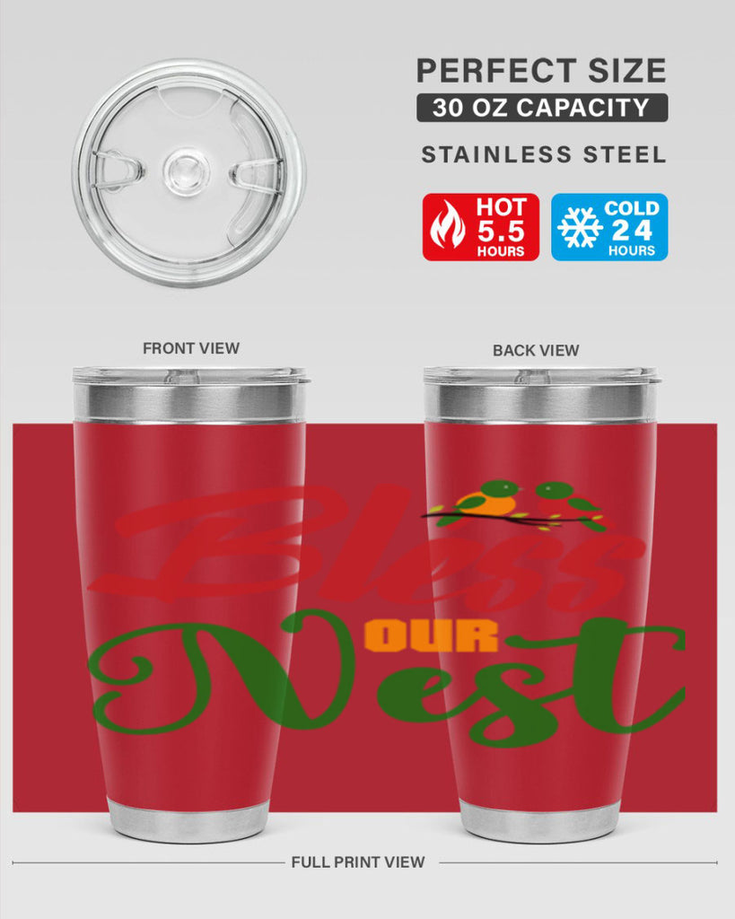 Bless Our Nest 67#- spring- Tumbler