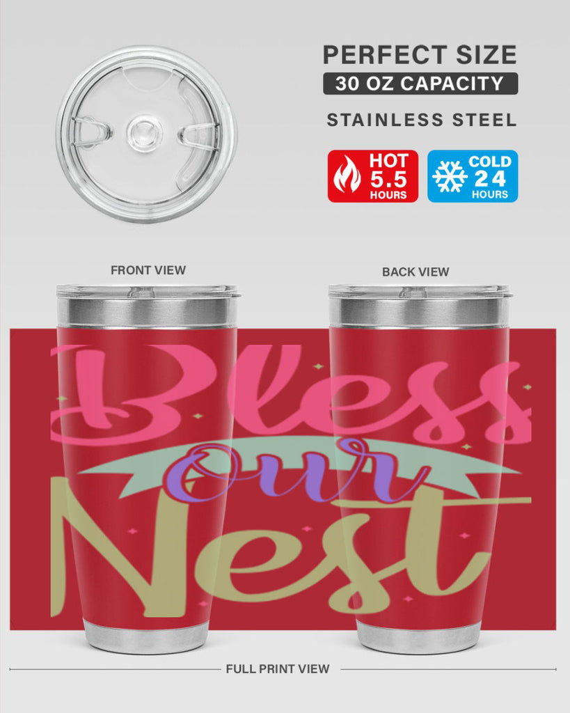 Bless our nest 49#- spring- Tumbler