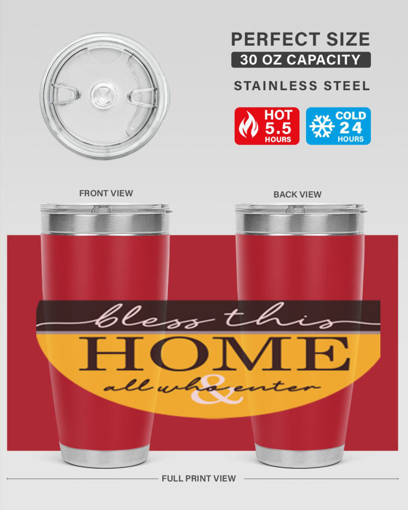 Bless this Home and all57#- spring- Tumbler