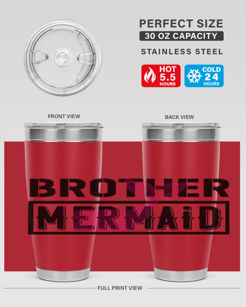 Brother mermaid 86#- mermaid- Tumbler