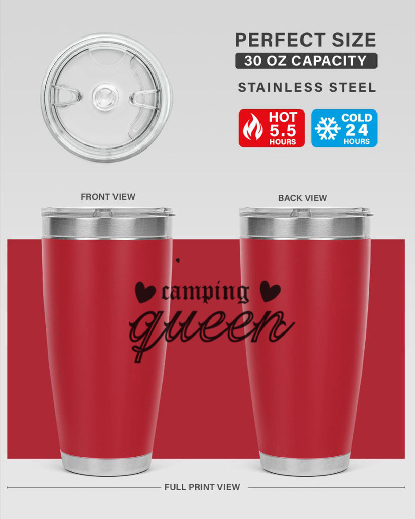 Camping queen 143#- zodiac- Tumbler