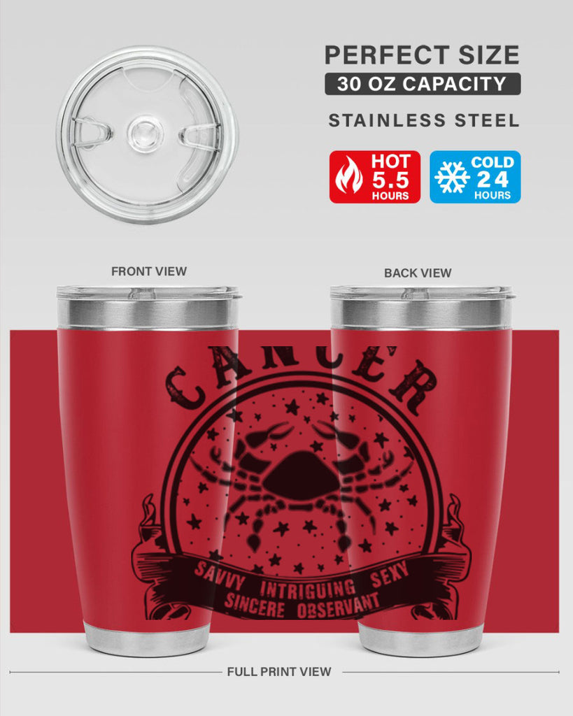 Cancer 13#- zodiac- Tumbler