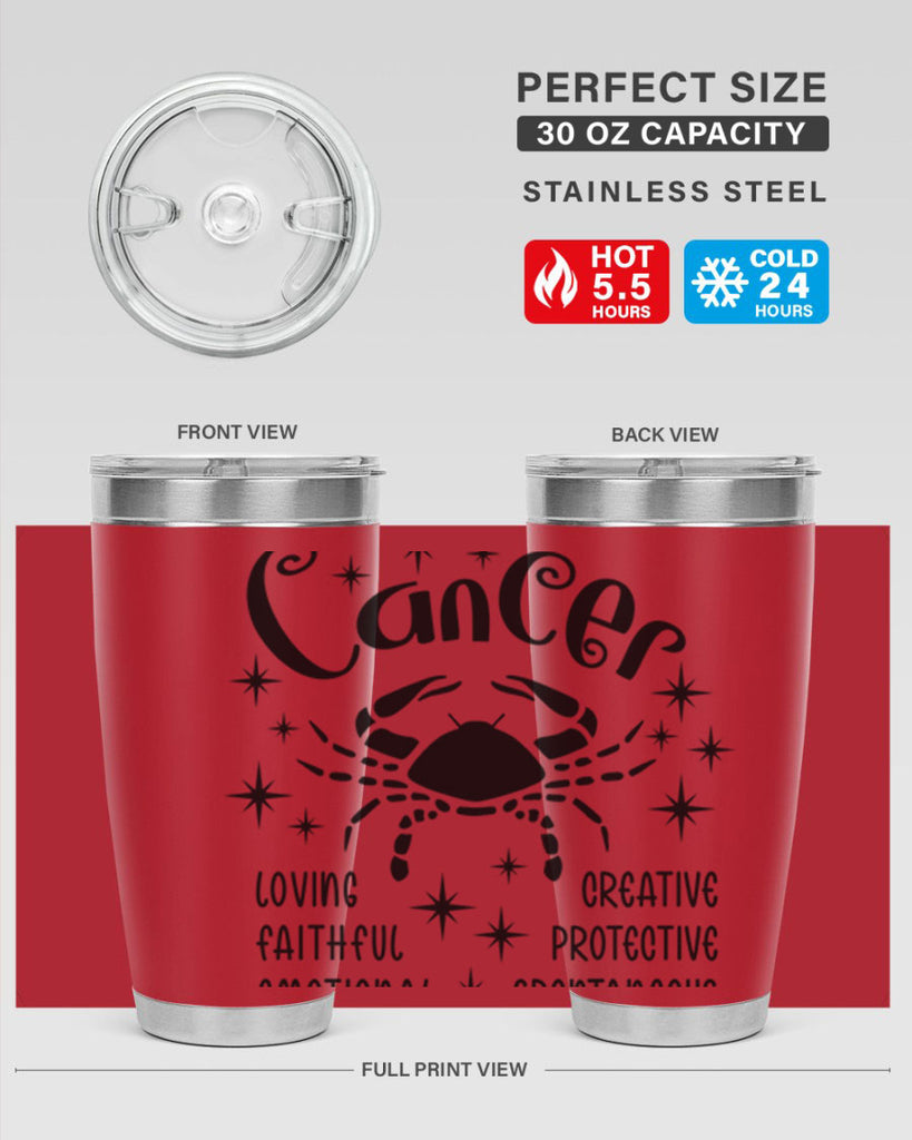 Cancer 144#- zodiac- Tumbler