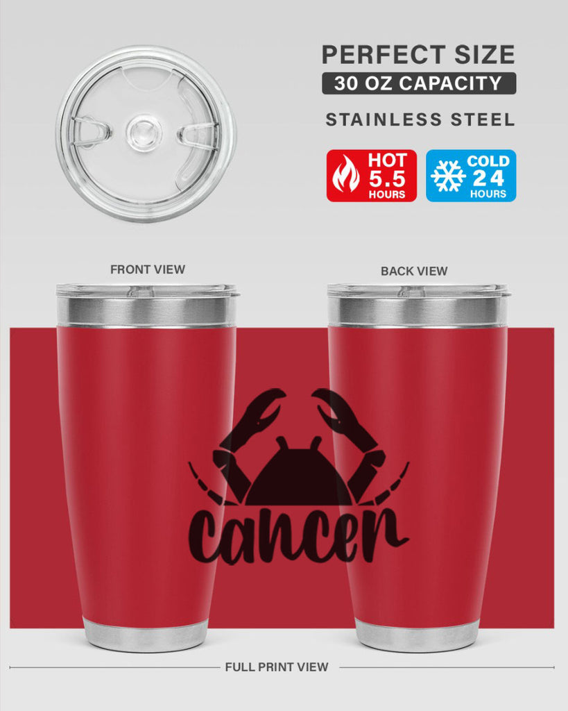 Cancer 156#- zodiac- Tumbler