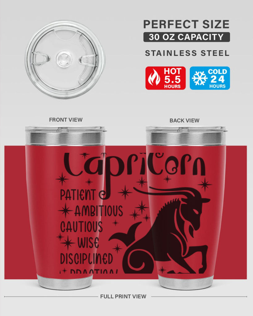 Capricorn 182#- zodiac- Tumbler