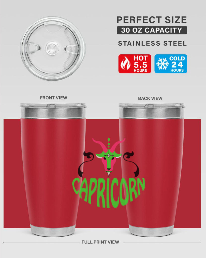 Capricorn 189#- zodiac- Tumbler