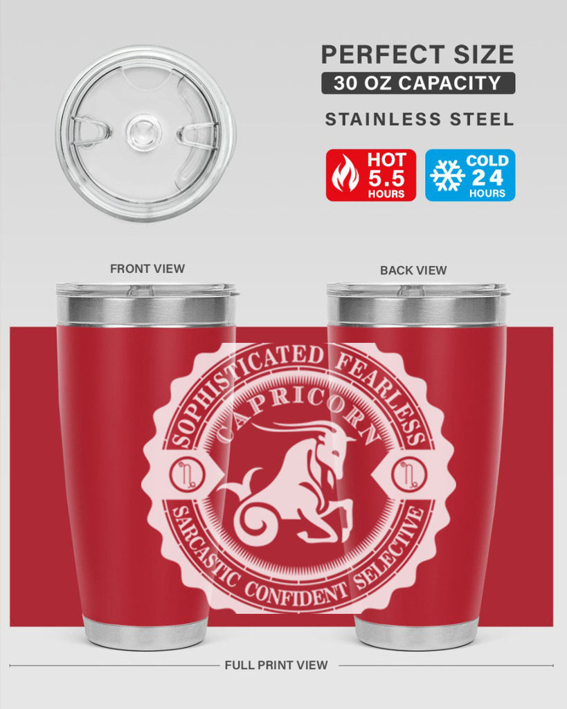 Capricorn 41#- zodiac- Tumbler