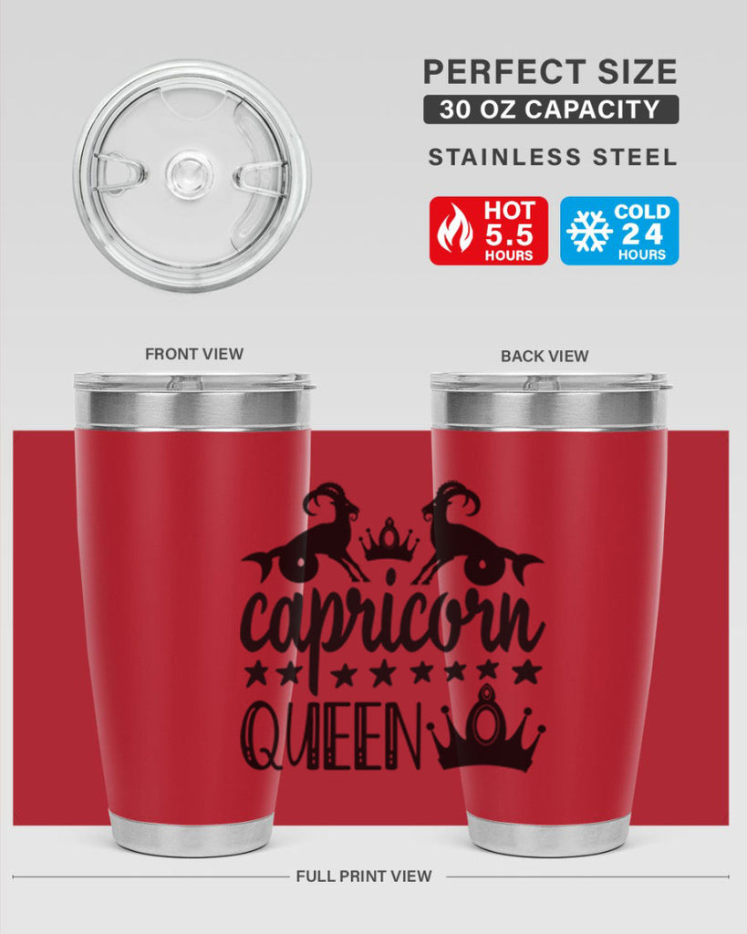 Capricorn queen 195#- zodiac- Tumbler