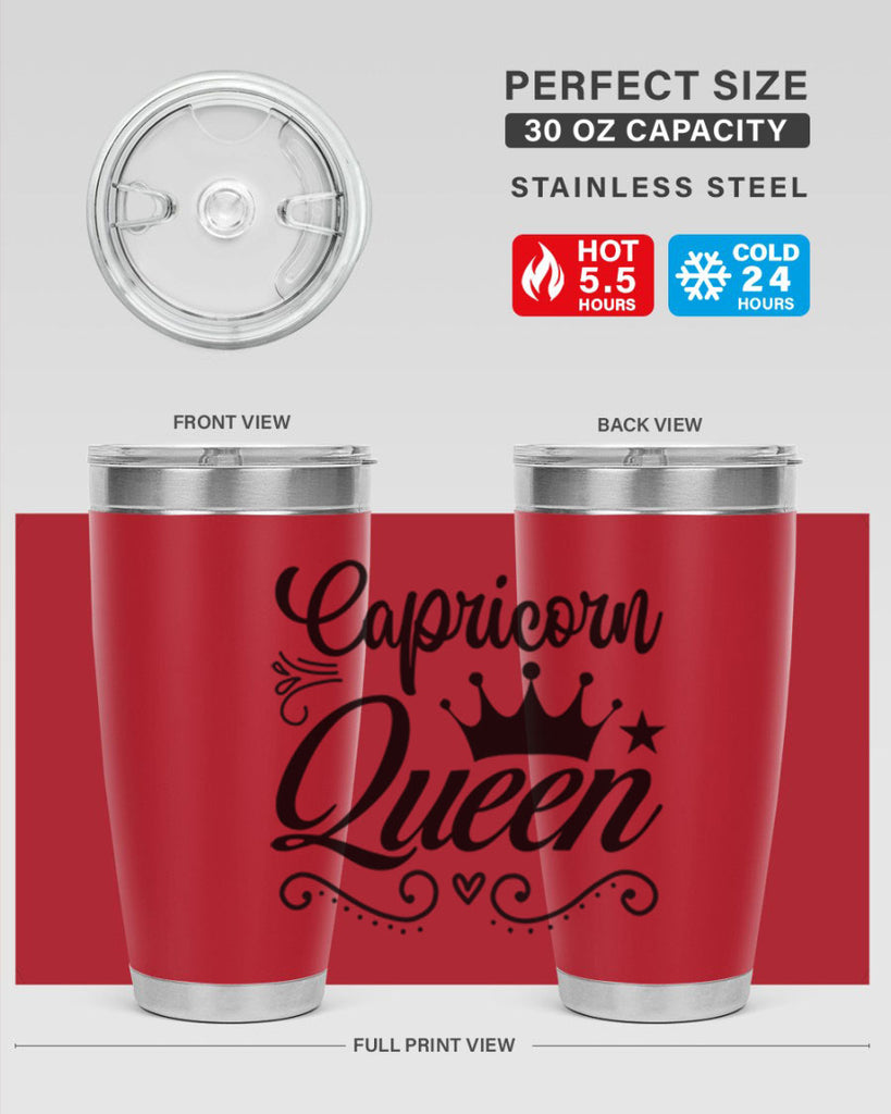 Capricorn queen 196#- zodiac- Tumbler