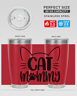 Cat Mommy Style 88#- cat- Tumbler