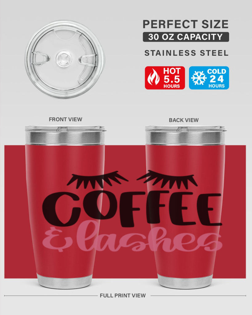 Coffee Lashes Style 110#- make up- Tumbler