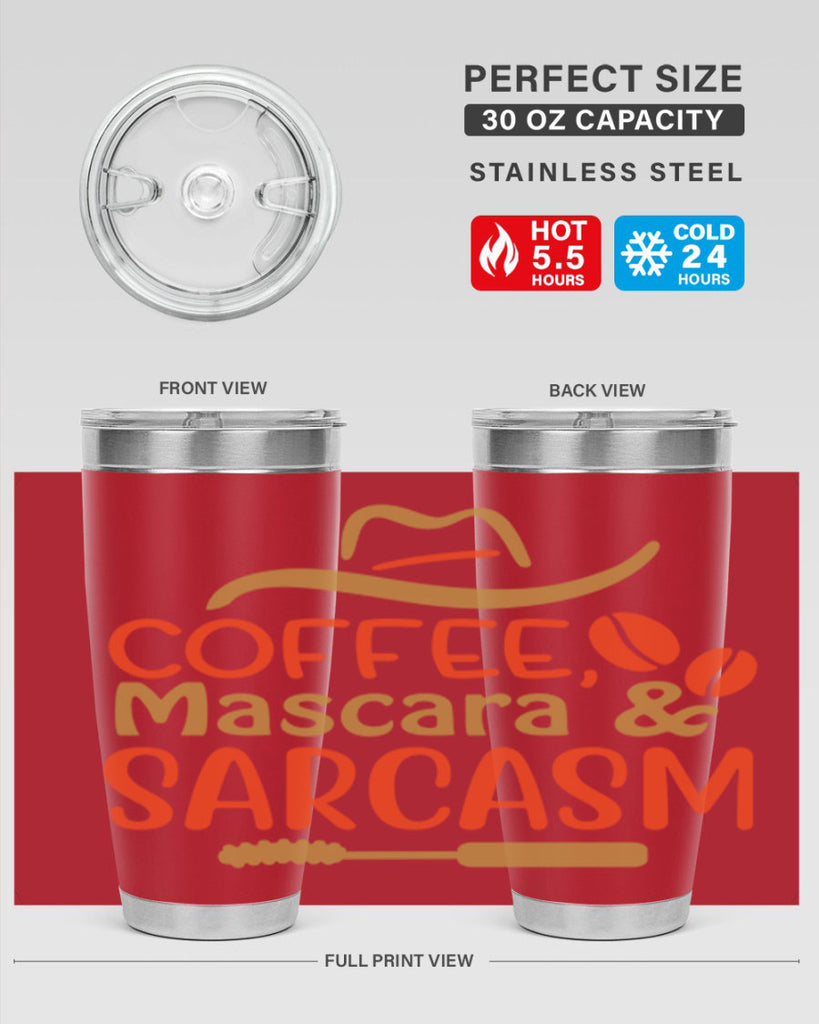 Coffee Mascara Sarcasm 21#- fashion- Cotton Tank