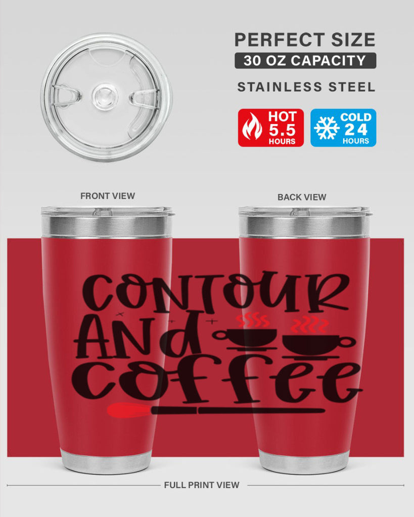 Contour And Coffee Style 242#- make up- Tumbler