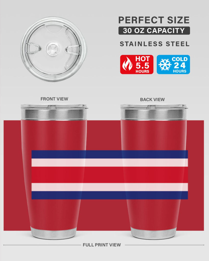 Costa Rica 157#- world flags- Tumbler