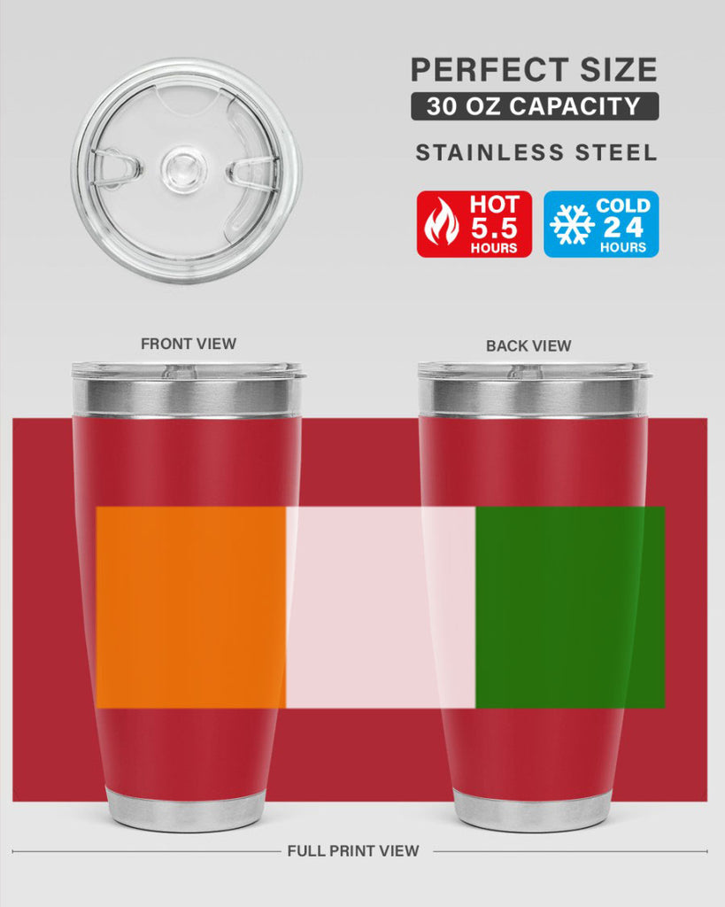 Cote dIvoire 156#- world flags- Tumbler