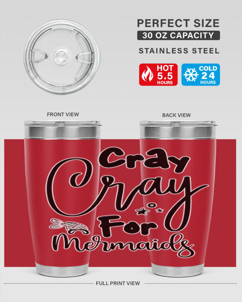 Cray Cray For Mermaids 88#- mermaid- Tumbler