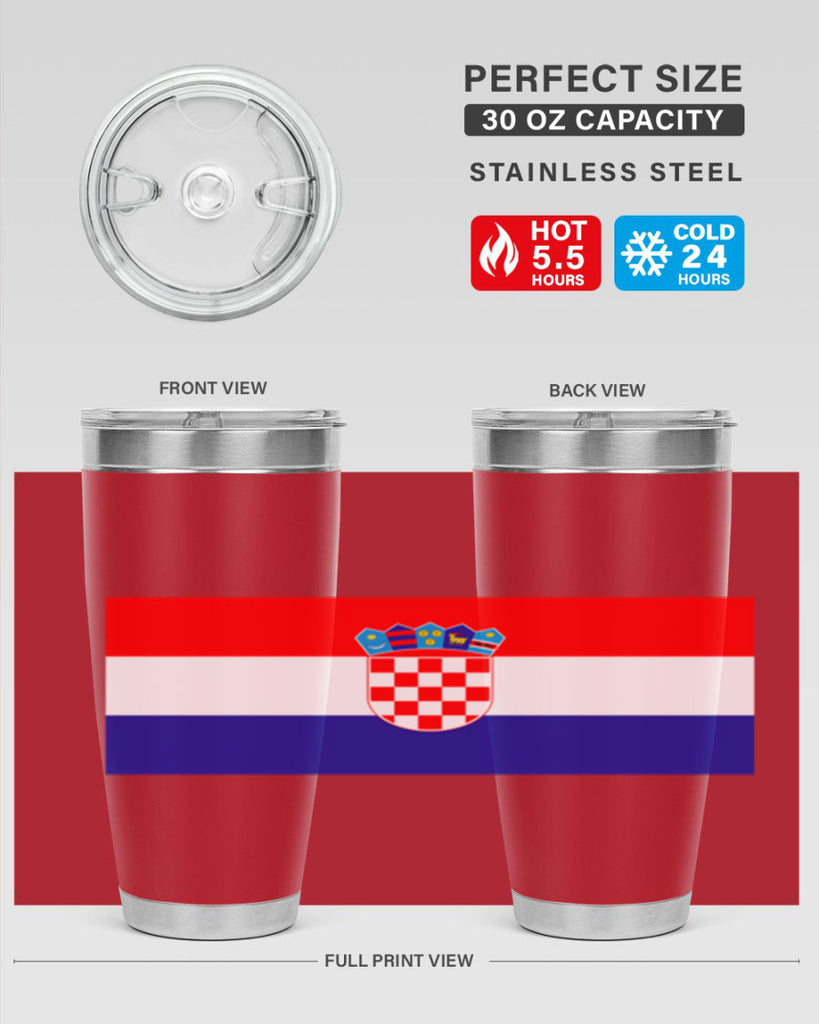 Croatia 155#- world flags- Tumbler