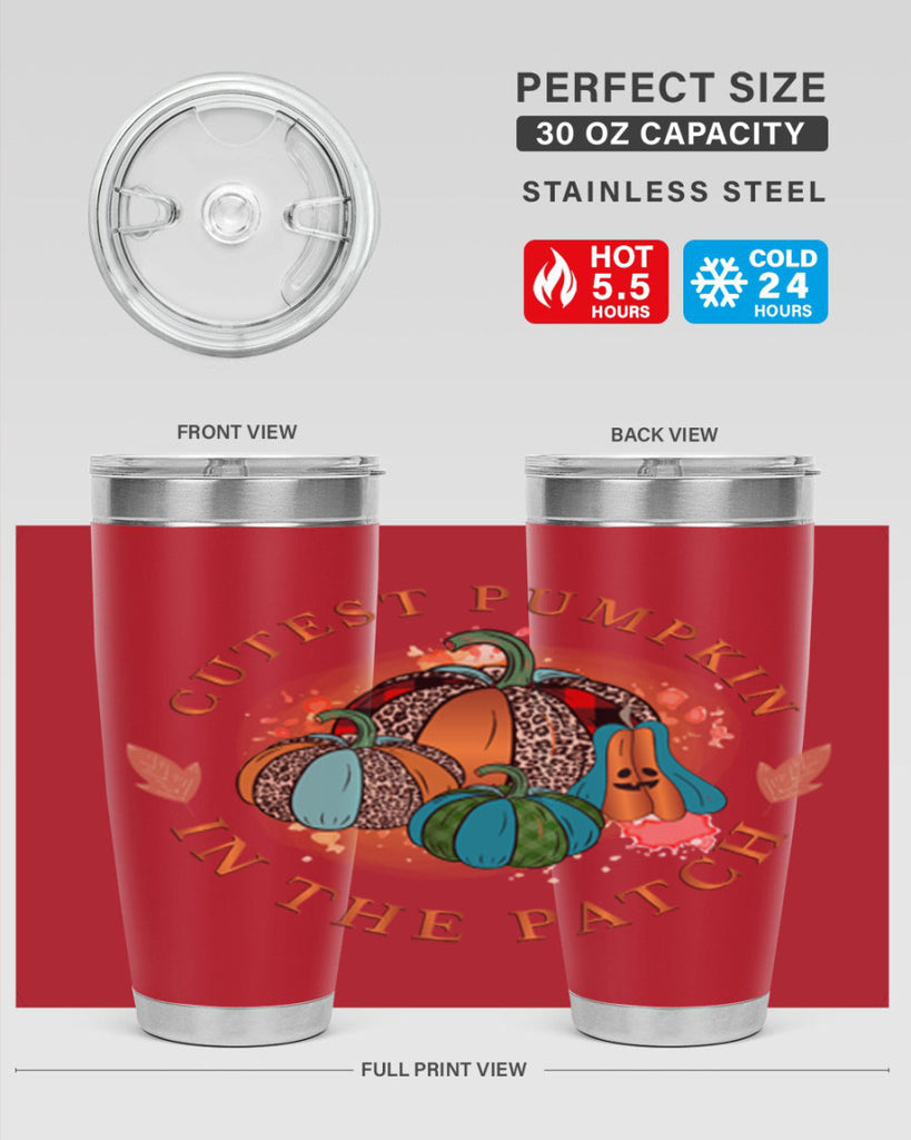 Cutest Pumpkin in the Patch 65#- fall- Tumbler