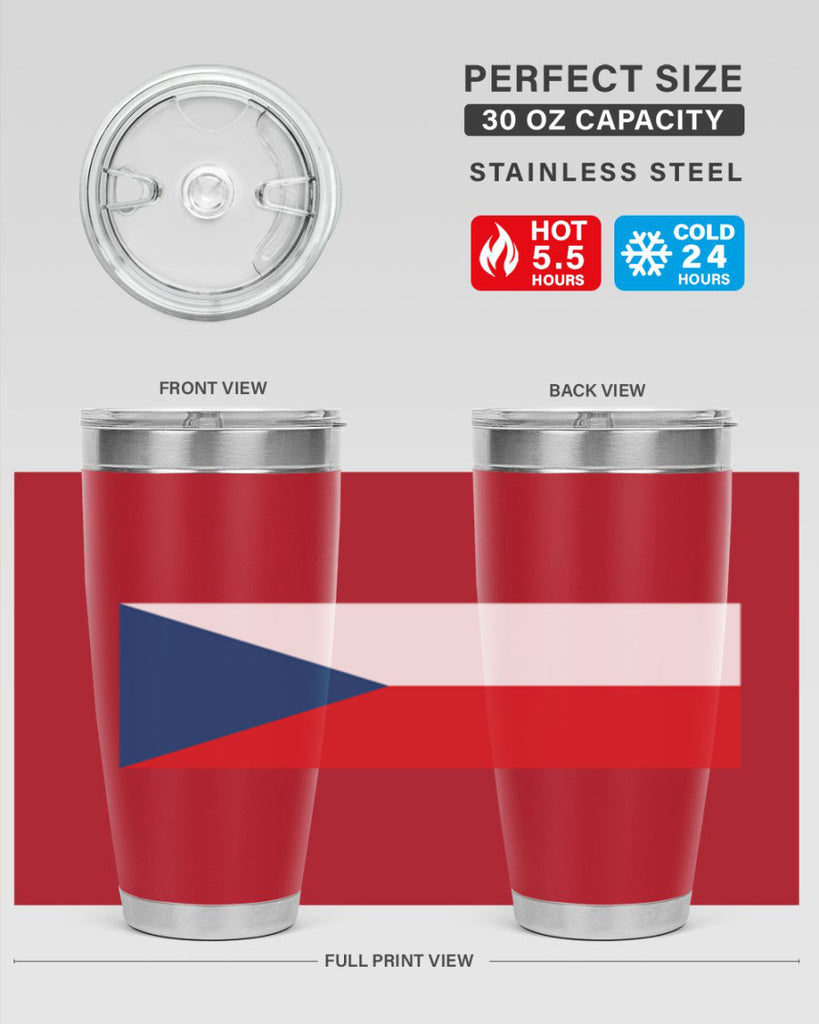 Czechia 152#- world flags- Tumbler