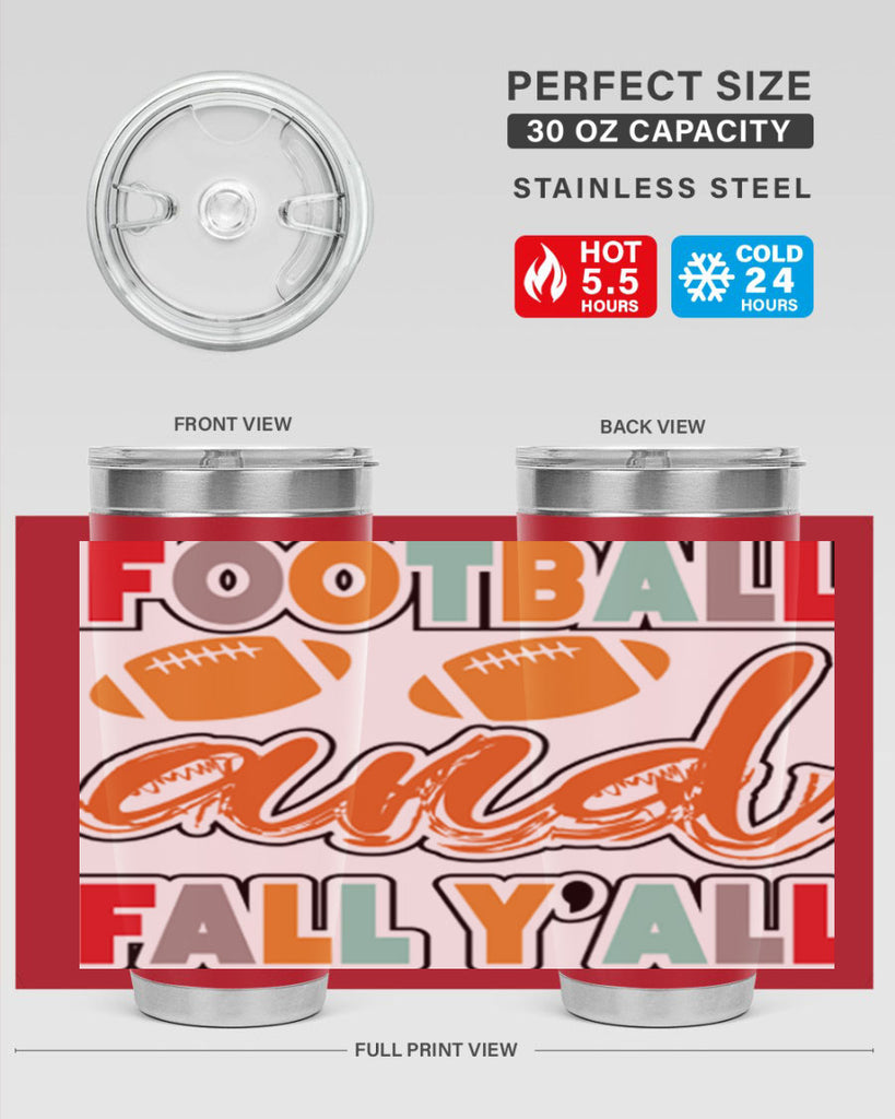 FootballandFallYall 186#- fall- Tumbler