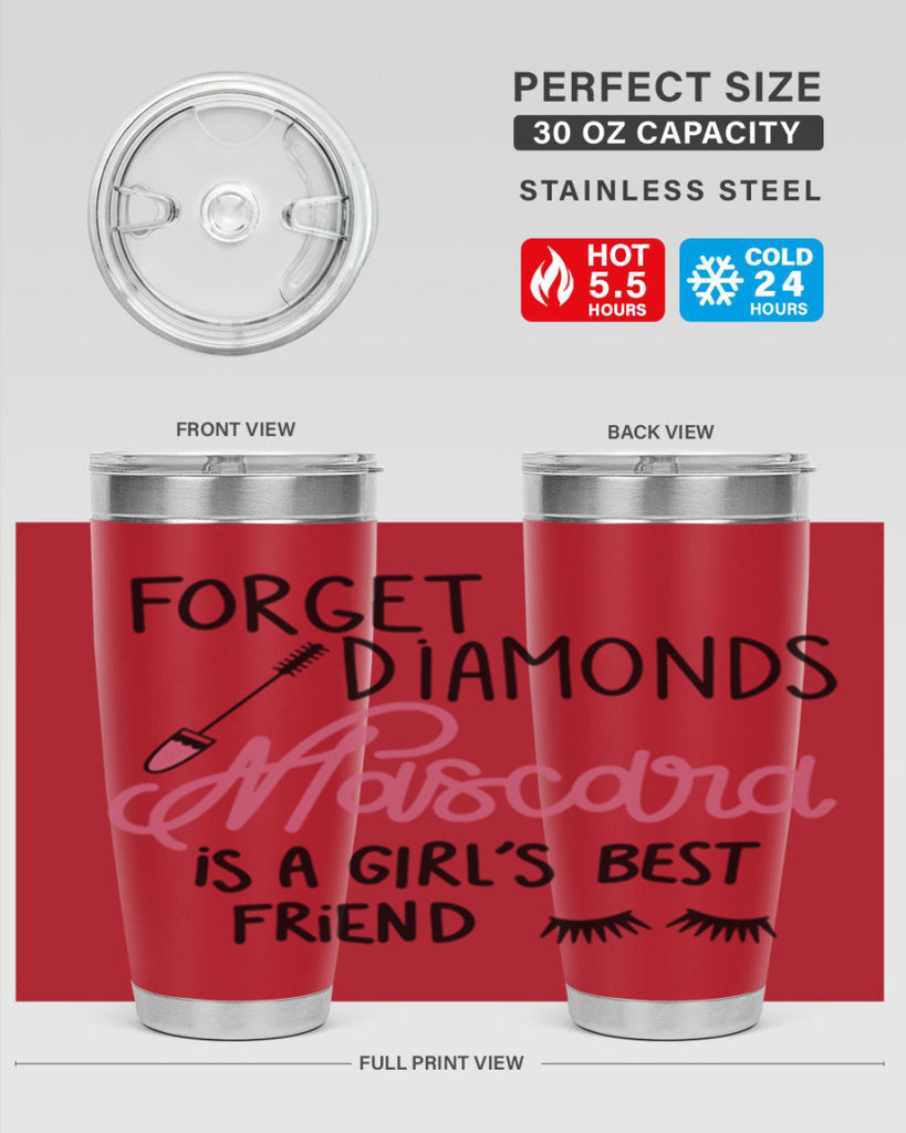 Forget Diamonds Mascara is a Girls Best Friend Style 100#- make up- Tumbler