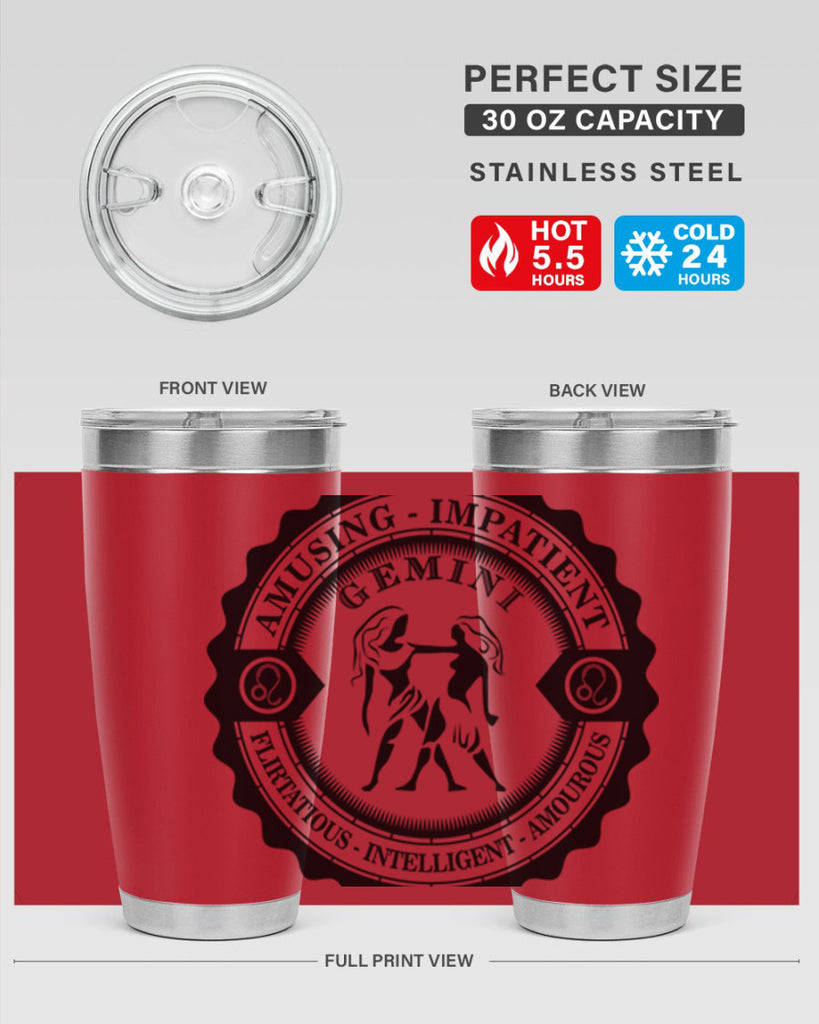 Gemini 11#- zodiac- Tumbler