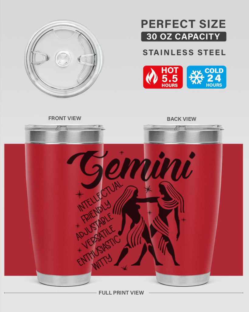 Gemini 223#- zodiac- Tumbler