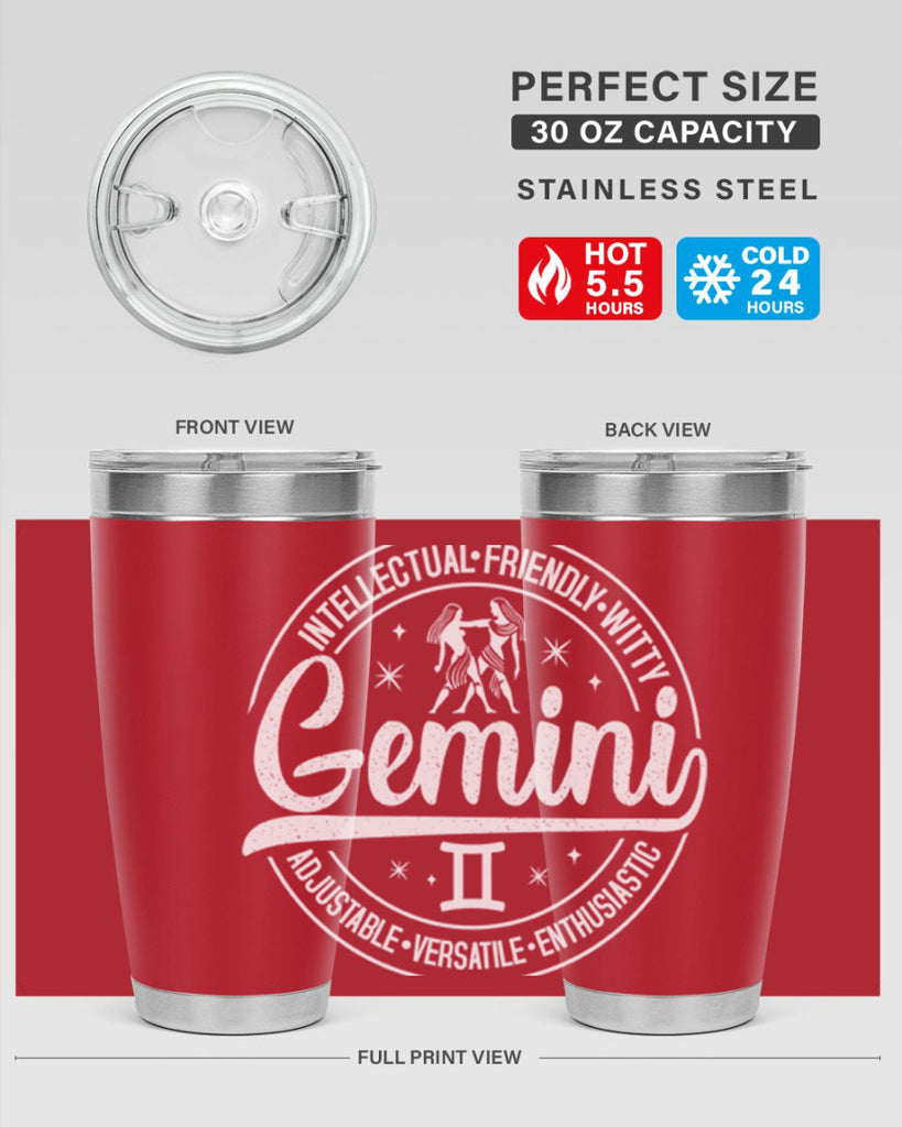 Gemini 226#- zodiac- Tumbler