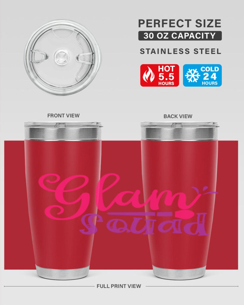 Glam Squad Style 237#- make up- Tumbler