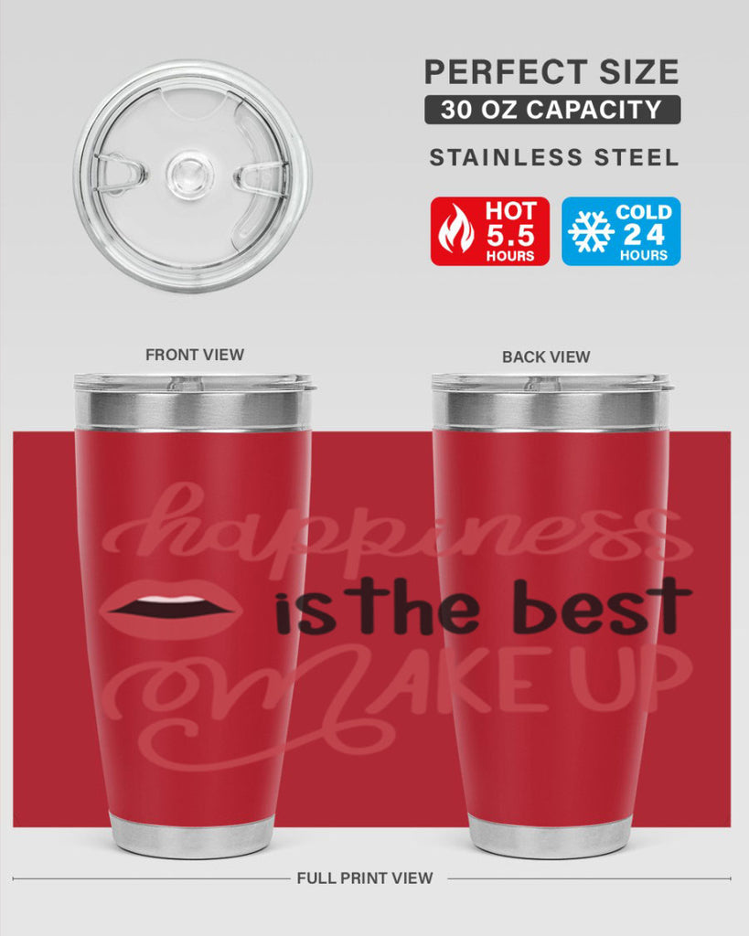 Happiness is the Best Makeup Style 94#- make up- Tumbler