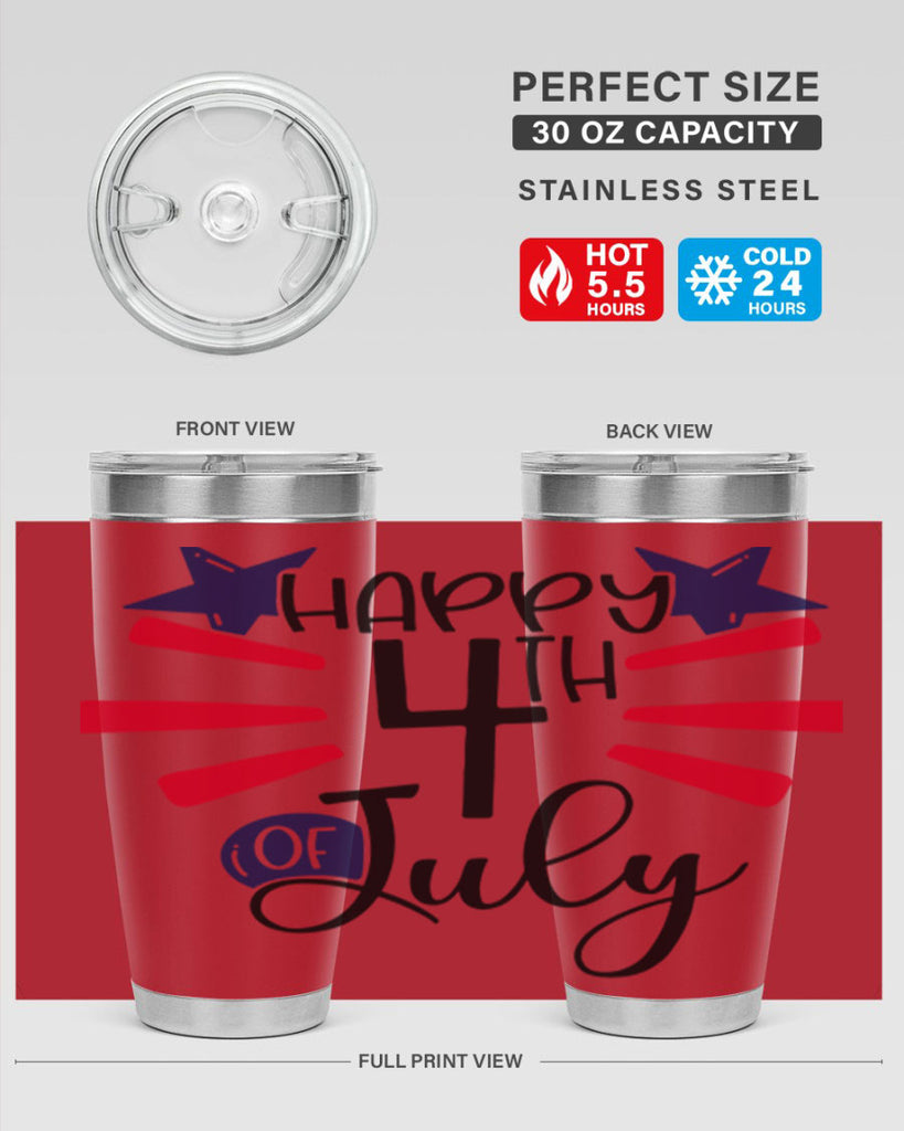 Happy th Of July Style 155#- Fourt Of July- Tumbler