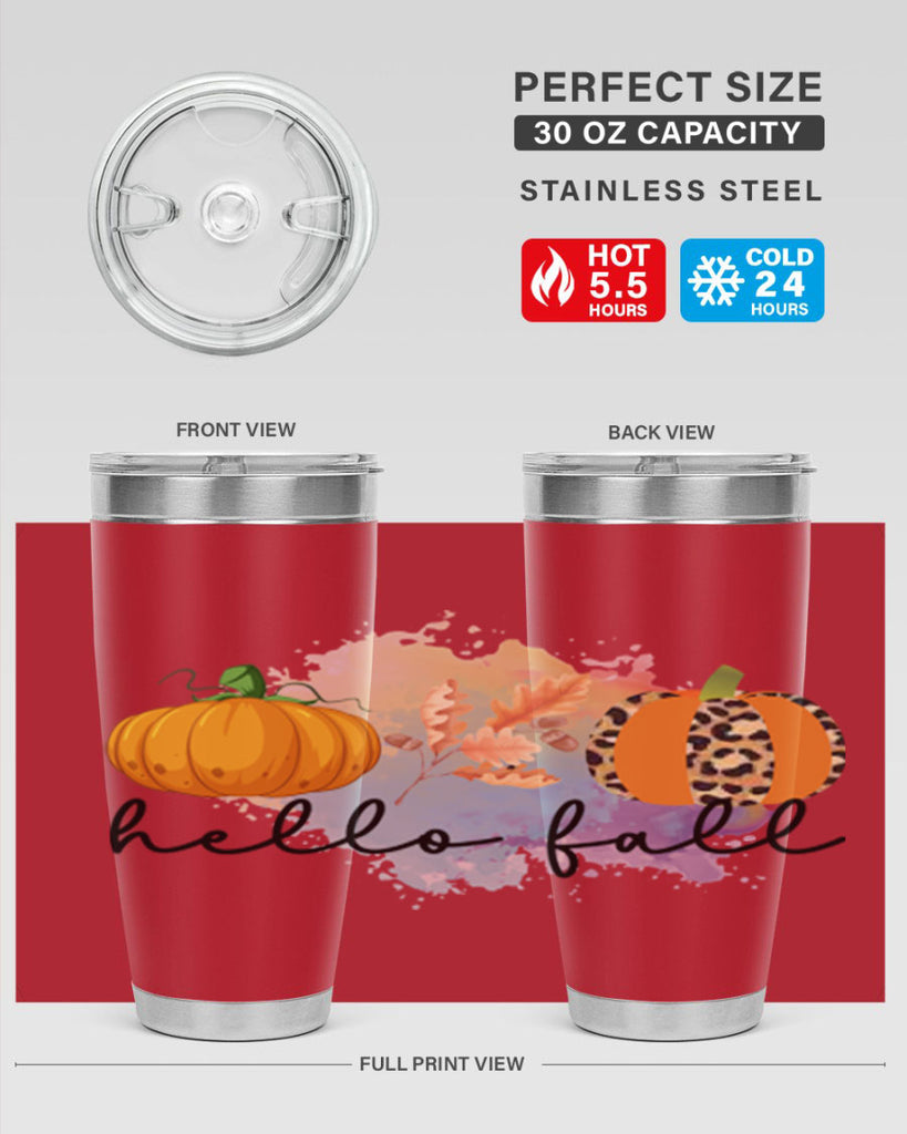Hello Fall 277#- fall- Tumbler