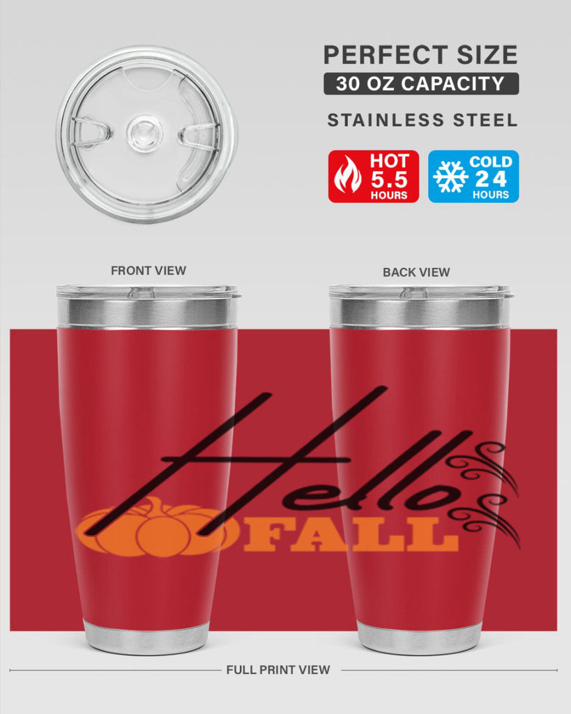 Hello Fall 281#- fall- Tumbler