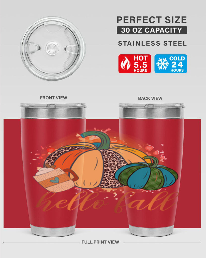 Hello Fall 282#- fall- Tumbler