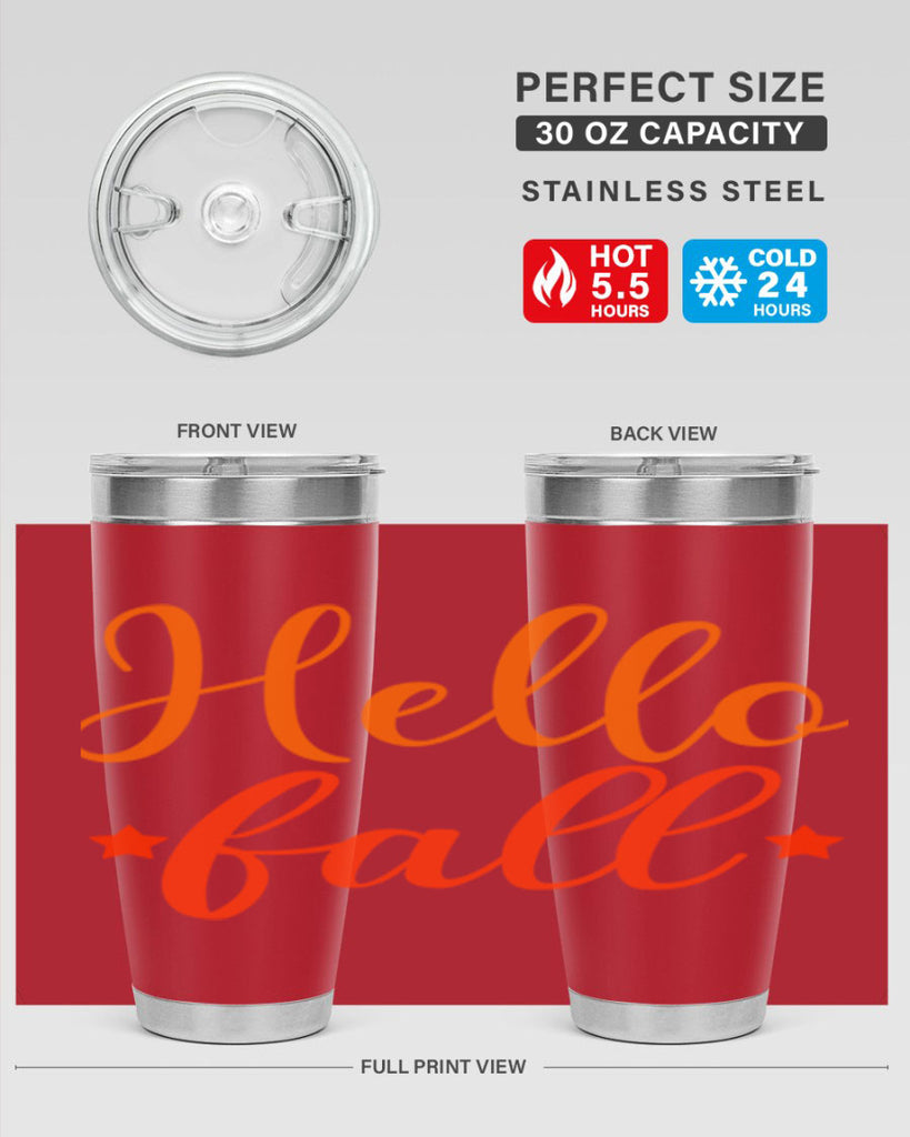 Hello Fall Design 278#- fall- Tumbler